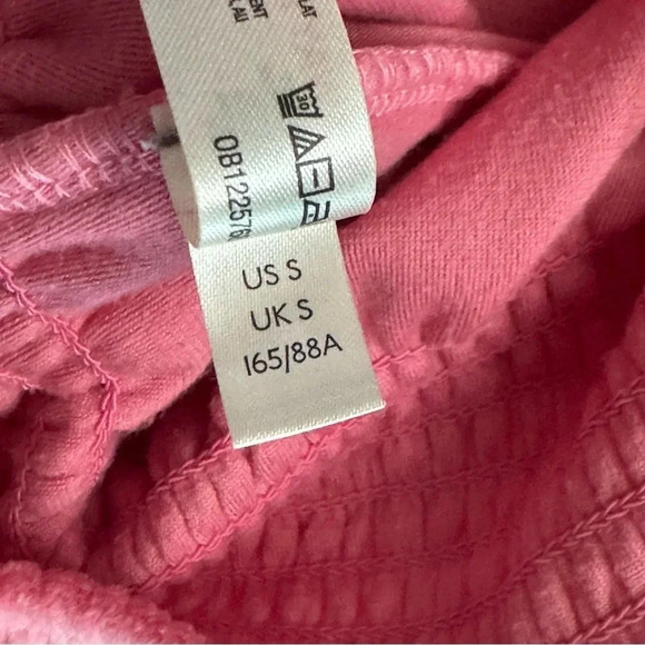 EUC Anthropologie Saturday Sunday Barbie pink velour zip-up hoodie. Small. - Picture 5 of 11